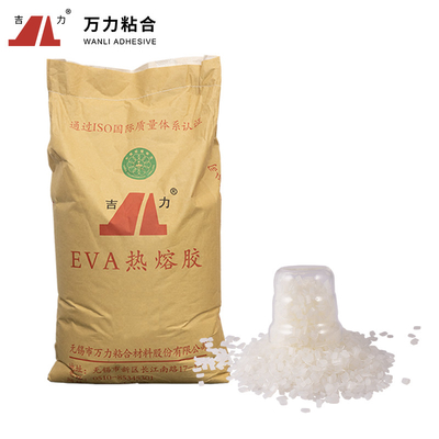 Transparante EVA Hot Melt Adhesives Vlokkige Polyester Eva-c-23 van 4500 CPS